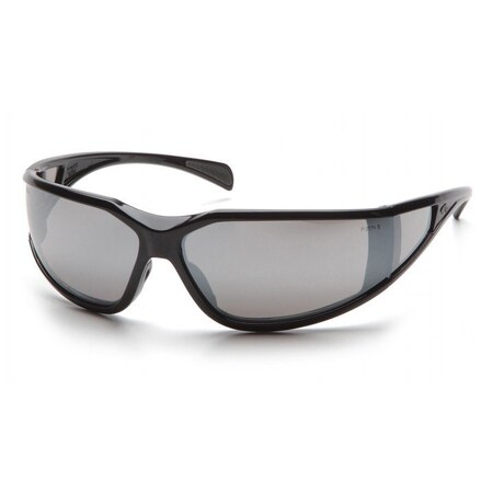 Pyramex - Exeter - Glossy Black Frame/Silver Mirror Anti-Fog Lens SB5170DT